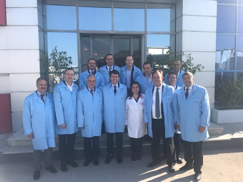 Belle visite avec JM Vignolles de l’usine de notre partenaire Sagemcom à Ben Arous, formidable accueil! <a href="/BrunoMettling/">Bruno Mettling</a>  <a href="/OrangeTN/">Orange Tunisie</a>  <a href="/sagemcom/">Sagemcom</a>