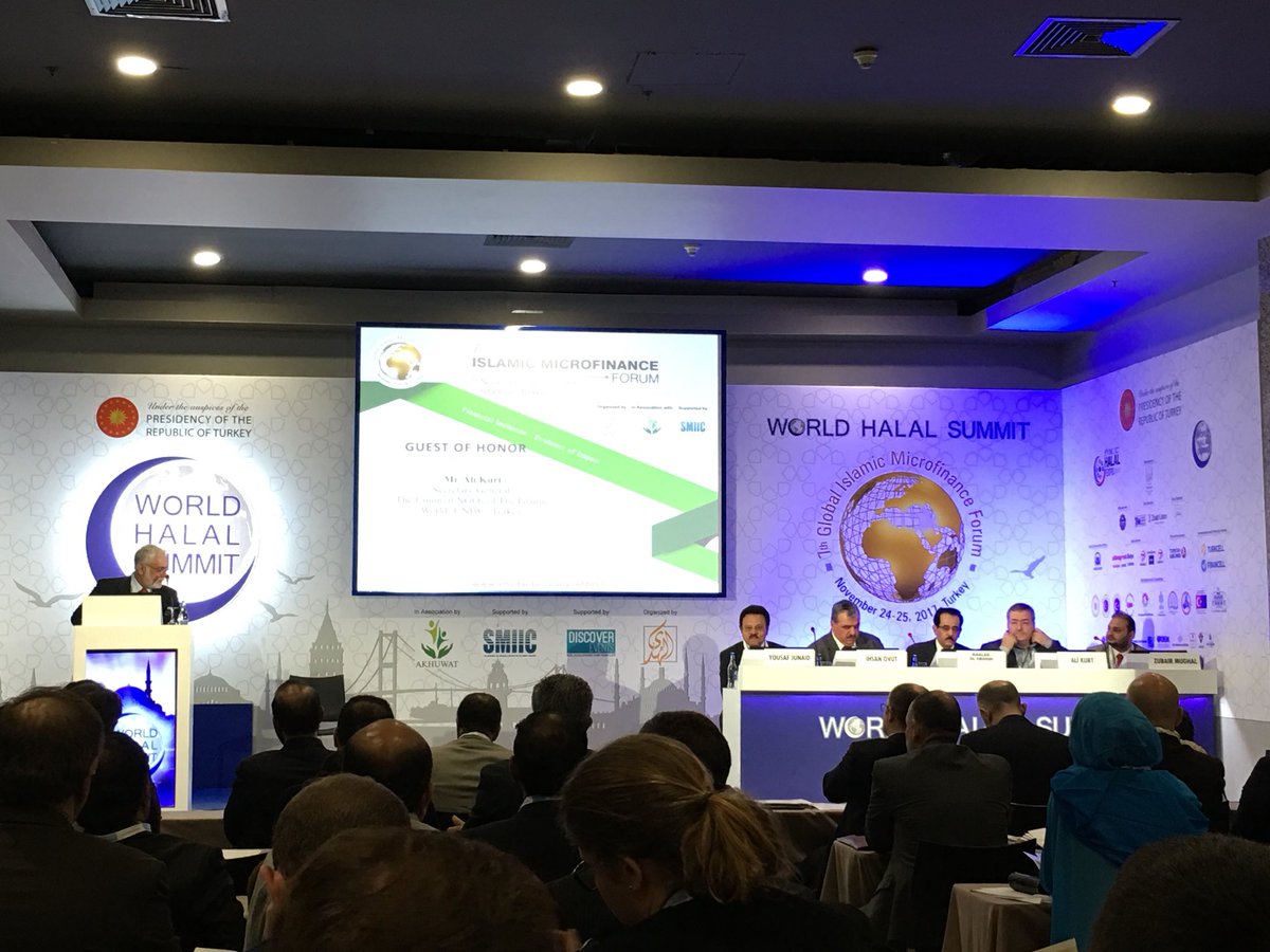 obcag00's tweet photo. Today I visited #WorldHalalSummit, #GlobalIslamicMicroFinanceForum at #LutfiKirdar #ICEC to listen new realities are #EthicFinance and #HumanistFinance https://t.co/aKERBdxcq7