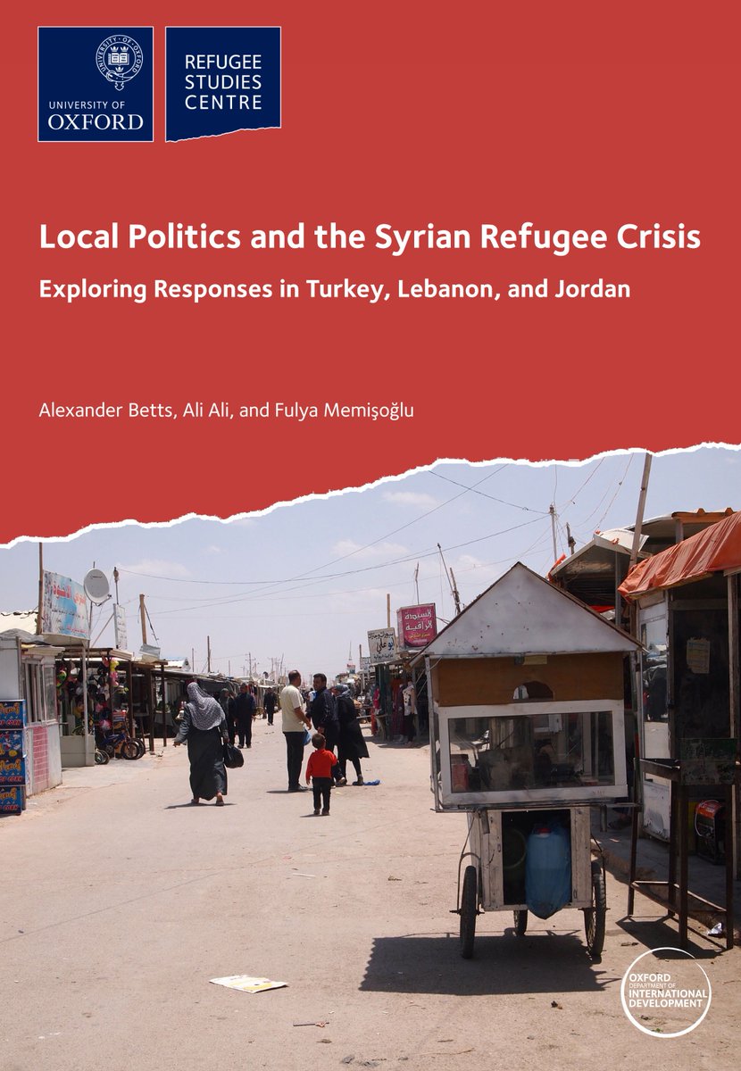 New report on Local Politics and the Syrian Refugee Crisis by <a href="/alexander_betts/">Alexander Betts</a>, Ali Ali &amp; Fulya Memişoğlu now online bit.ly/2A4boVF
