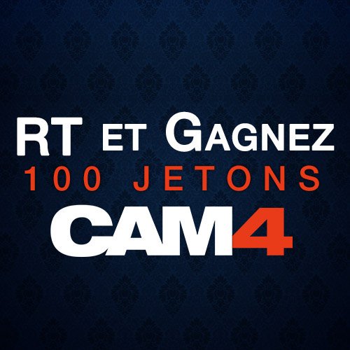 Cam4_GayFR's tweet photo. #JeuConcours 
#RT &amp; Follow et gagnez 100 jetons! un bon weekend à tous lL e gagnant sera tiré au sort Lundi 27 novembre #cam4 https://t.co/ayGFY92bZX