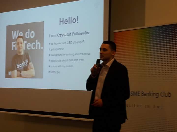 olenagrinyuk's tweet photo. #CEE17 #digital #SME #bank @BanqupTeam presentation at @SMEBankingClub Conference in #Krakow https://t.co/gKuA0ddwZ0