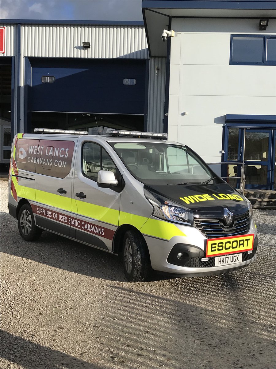 The new escort vehicle