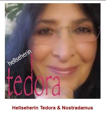 _Tedora_'s tweet photo. #Lebensberaterin #Tedora - Ihre Beraterin mit dem Blick fürs Wesentliche.
#Europa's Nummer 2 seit 2004
Ich freue mich sehr, dass meine Voraussagen nun auch auf der ‚Mutter aller #Nostradamus-Homepages‚ (seit 1998!) Beachtung und Anerkennung gefunden haben. https://t.co/ZVHNrNNc2J https://t.co/PlZz9eLfb2