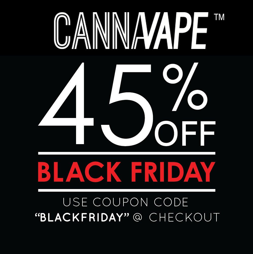 cannavape's tweet photo. 💰💰 Enjoy #blackfriday 45% off with coupon code 'blackfriday' at https://t.co/9EesavW8JE - SERIOUS SAVINGS 💰💰 https://t.co/t3nfup9AXX
