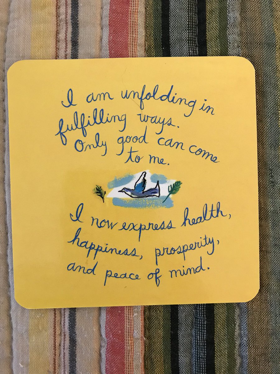 SteveSilbert's tweet photo. I am in the process of POSITIVE CHANGE. I am unfolding in fulfilling ways... only good can come to me. I now express health, happiness, prosperity, and peace of mind. https://t.co/UmLfH6TNJS