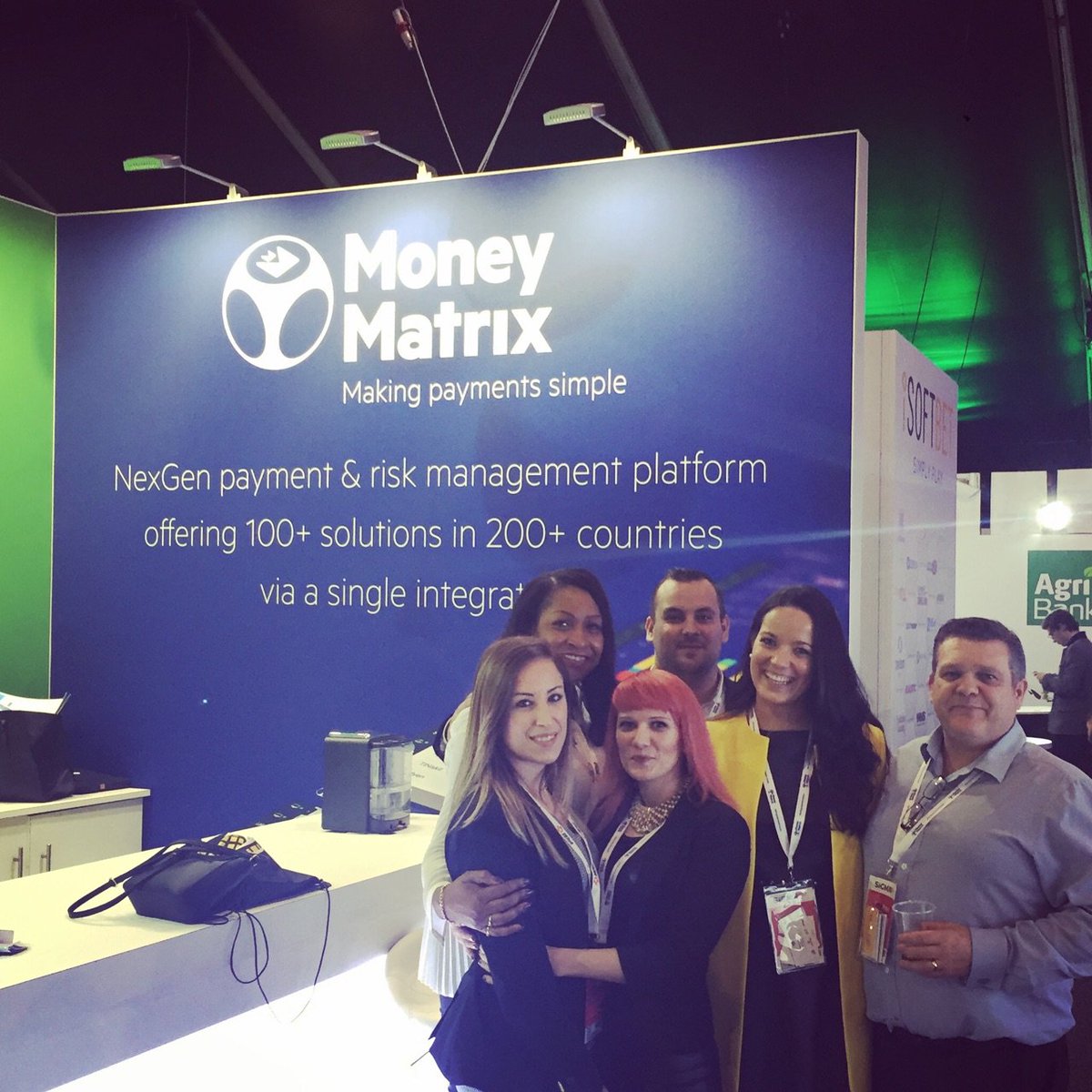 MoneyMatrixLtd's tweet image. @MoneyMatrixLtd team would like to THANK YOU for visiting our stand ! It was a big pleasure to meet you all ! #Moneymatrix  #MakingPaymentsSimple #website moneymatrix.com