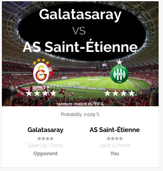 ARandomMatch's tweet photo. Here is your random Friday FIFA match https://t.co/nAn303HXUc
