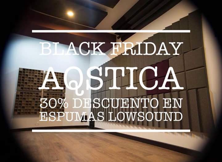 AqsticaSAS's tweet photo. Hoy solo hoy, 24 de Noviembre! 30% de descuento en espumas lowsound ref. DTS, PADS, SLIM y basstrap #20 #blackfriday https://t.co/Q3tgWH765a