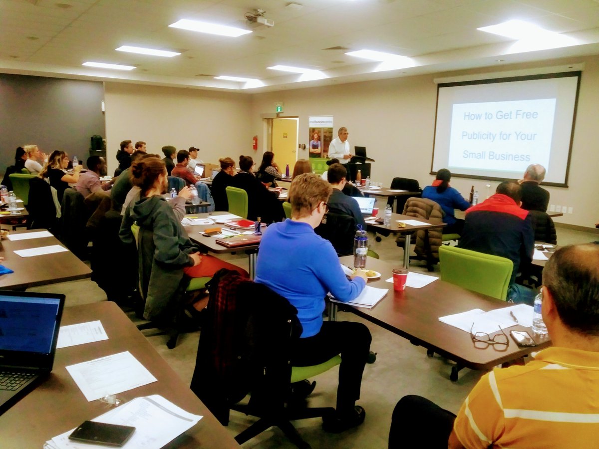 myrtledonnipad's tweet photo. Small business owners need to know, 'How to get Free Publicity For their small business' @andrewpatricio @SBCWindsorEssex #StarterCompanyPlus #Day5 #LastTrainingSession https://t.co/e9HbsudcdH