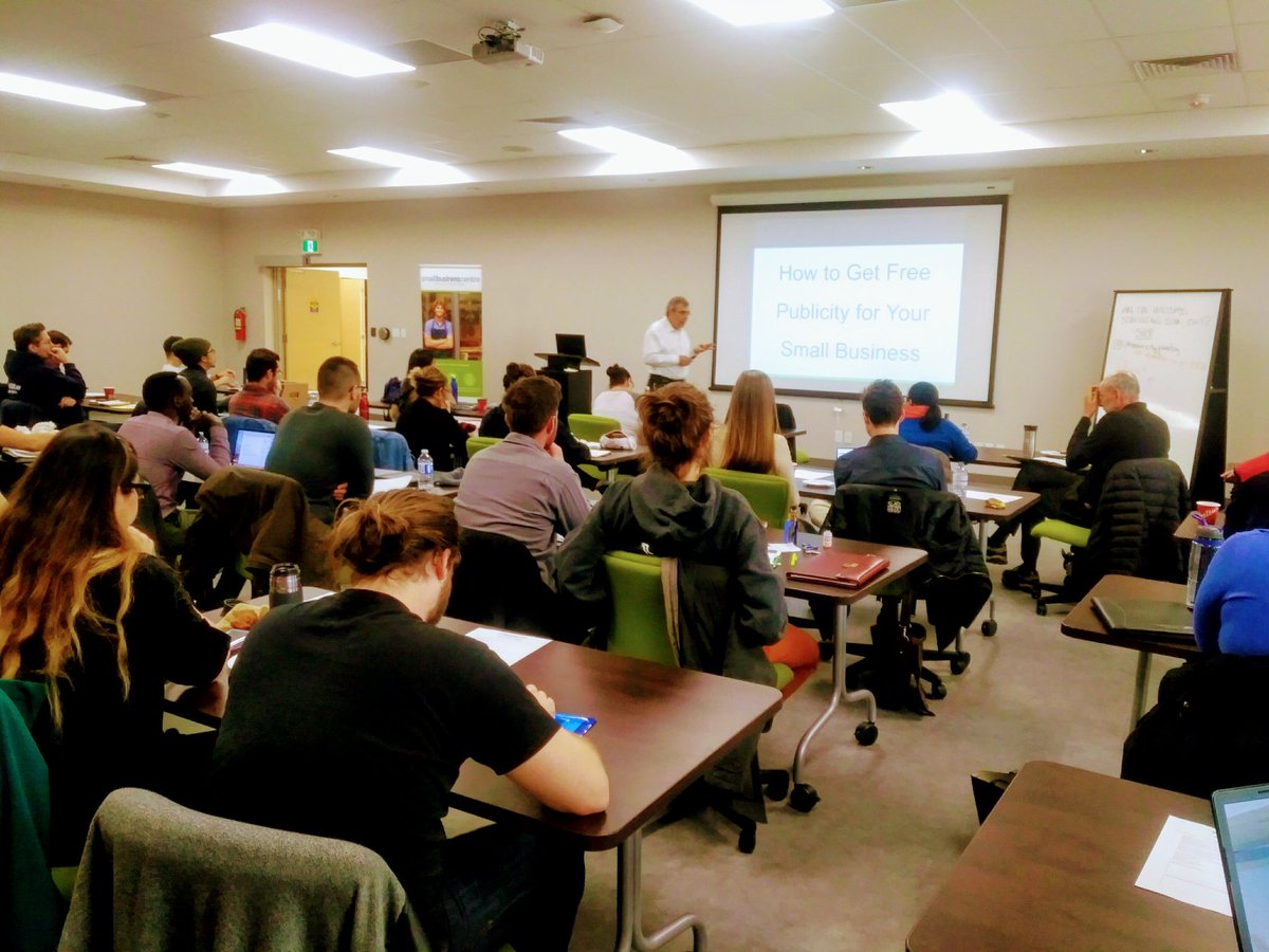 myrtledonnipad's tweet photo. Small business owners need to know, 'How to get Free Publicity For their small business' @andrewpatricio @SBCWindsorEssex #StarterCompanyPlus #Day5 #LastTrainingSession https://t.co/e9HbsudcdH