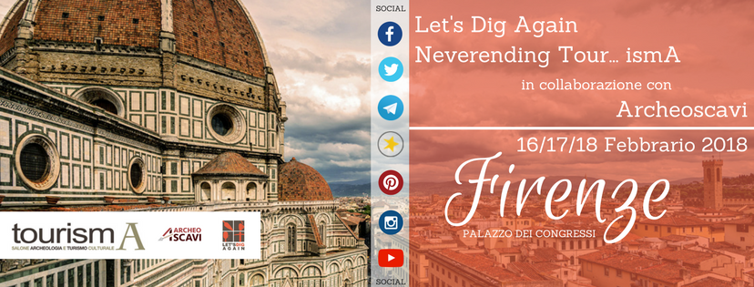 A Febbraio sarà la nostra terza partecipazione a @tourismA18 dove collaboreremo per la prima volta con <a href="/archeoscavi/">Archeoscavi</a> 
Come ogni anno noi saremo quelli che corrono da una sala all'altra per intervistare TUTTI e tenervi aggiornati sull'evento. 
facebook.com/events/1302165…