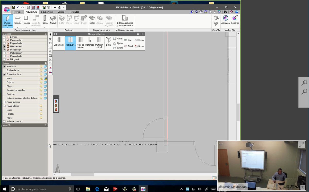 miteUMH's tweet photo. Hoy en el #MásterInstalaciones practicamos el cálculo de cargas térmicas con los módulos de @cypesoftware #ifcbuilder #cypethermloads #CargasTérmicas https://t.co/Fq9Uy9Wxpr