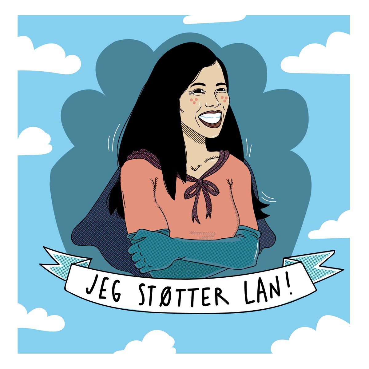 Partiet's tweet image. Kanskje vi bare skal være enige om å behandle folk som gjør en innsats i politikken, ikke minst unge kvinner, med saklighet og folkeskikk? Selv om vi er uenige med dem? Del hvis du er enig! 💚 Sammen er vi sterke 💪