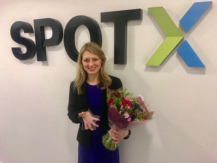 SpotX's tweet photo. Congratulations to our very own @Joanna_Burton, VP European Strategy who was voted Ad Tech Personality of the Year! #AdTechLegend 💁🏼 https://t.co/7y1fW9zSel