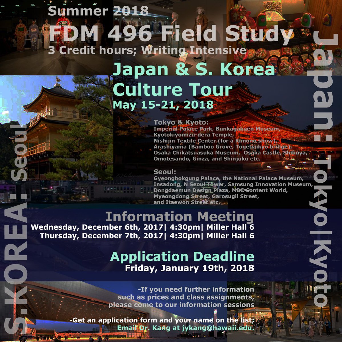 fdm_uhm's tweet photo. Summer 2018: FDM 496 Field Study #uhFDM #FDM #uhmFDM #Studyabroad #Japan #S.Korea https://t.co/9BXYCJt5Q1