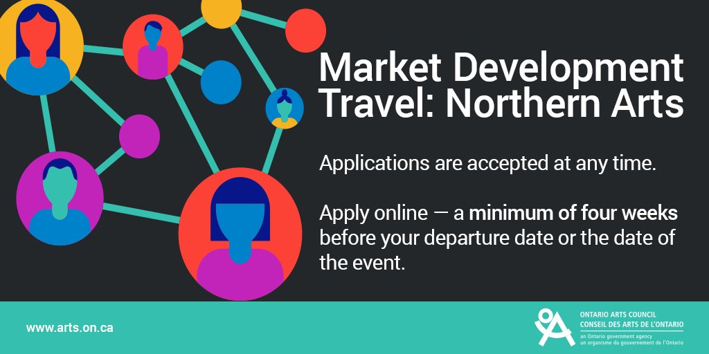 We're launching a new pilot program! Introducing the Market Development Travel: Northern Arts program. ow.ly/iwJK30gEPWn