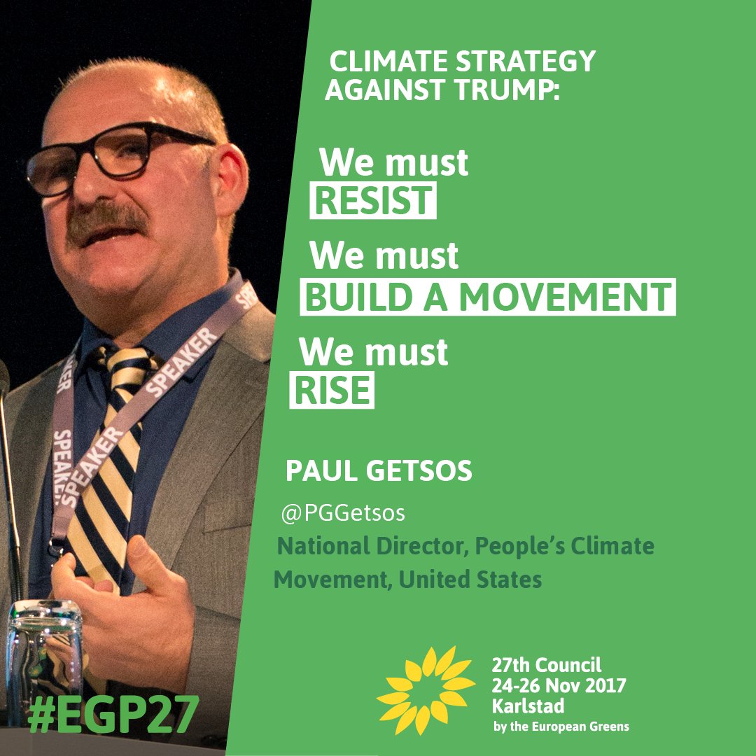 ✊ We must resist. 
🗣️ We must build a movement. 
🙋🏻 We must rise.

A climate strategy against <a href="/realDonaldTrump/">Donald J. Trump</a> by <a href="/PGGetsos/">Paul G. Getsos</a> #EGP27 

Like, retweet, make it happen.