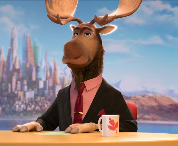 MominYQureshi's tweet photo. There is only one journalist who can cover the story of the loose moose in Markham.
#PeterMoosebridge #MarkhamMoose https://t.co/A29v2IeQbX