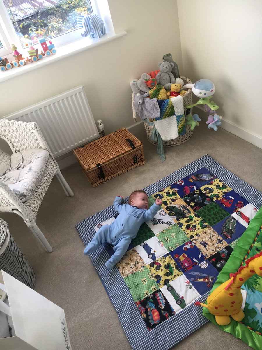 George’s cot is in our room so for now his nursery is a play room 💙 there is so much I want to get him for Christmas! #playtime #baby #FirstChristmas #babyblog