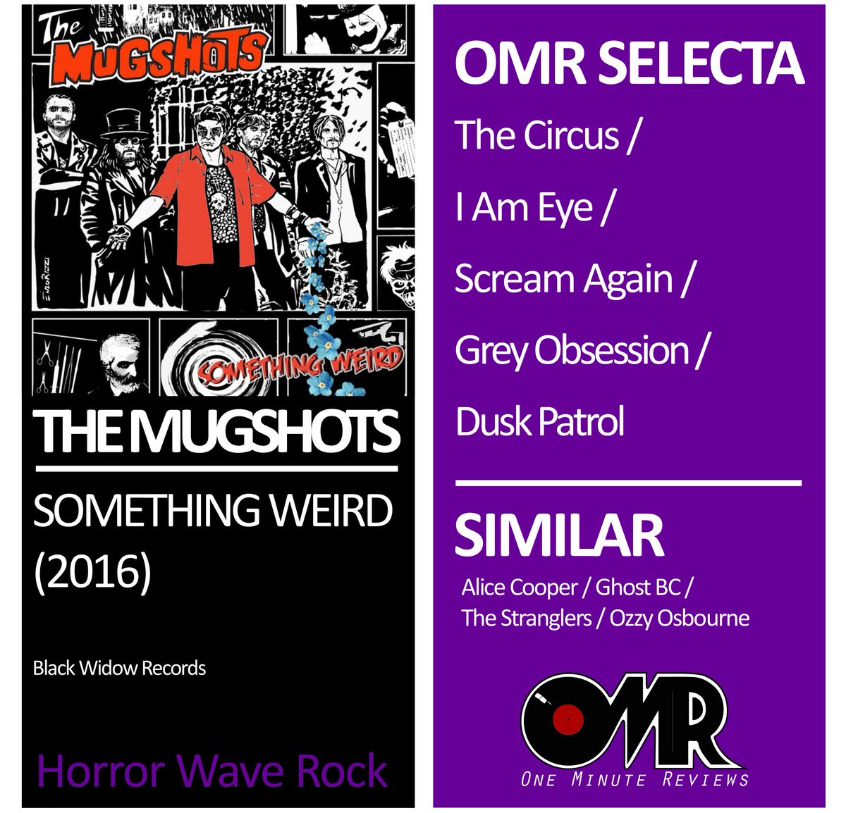 1MinRev's tweet photo. You might be pleasantly surprised by Mr Evil's bizarre theater....
#rock #horrormusic #wave #oneminutereviews
Similar on OMR Spotify: https://t.co/8m1ji1CnM5 https://t.co/AIacDBvFUX