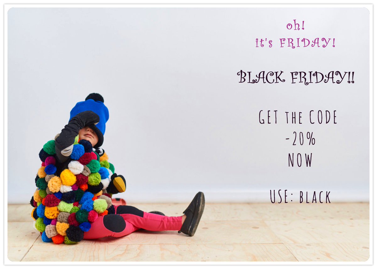 cowmakesmoo's tweet photo. It' s a different F R I D A Y 🤔 
Use the code BLACK  and enjoy -20% **for ALL products 💖
Just for today
https://t.co/J9wgJfAGfU
#kidsstore https://t.co/d53MXUZ7Cf