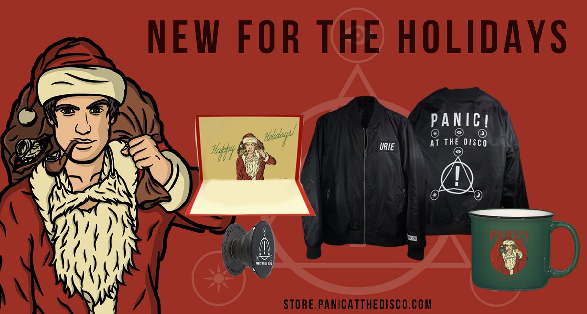 PanicAtTheDisco's tweet image. A little something for everyone on your list, naughty and nice 😉  store.panicatthedisco.com