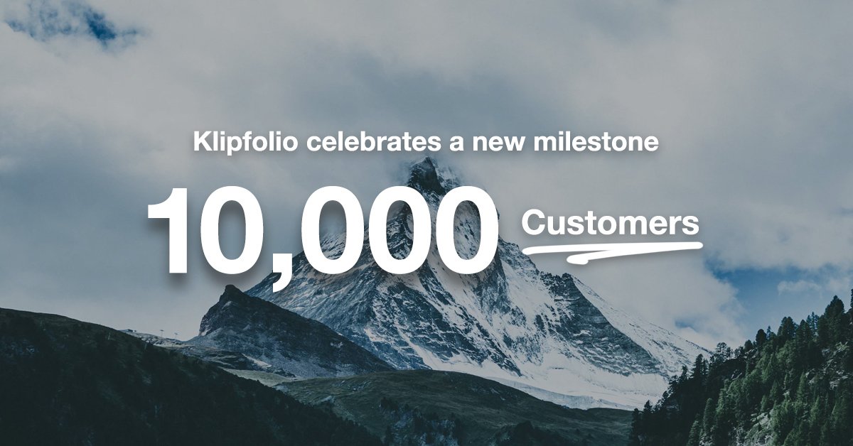klipfolio's tweet photo. 🍾 We're excited to announce that we've officially reached 10,000 customers!! This is just the beginning and we can't wait to see what 2018 has in store. https://t.co/HAOoxMLXBC