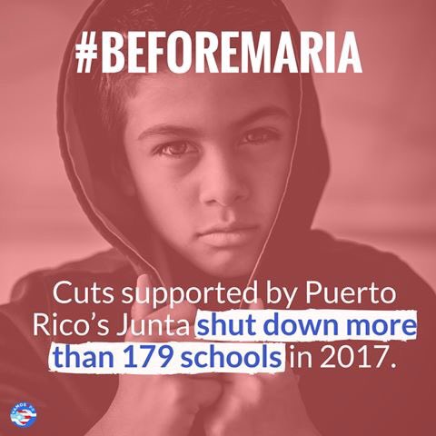 _gmdc_'s tweet photo. Puerto Rico had problems way #BeforeMaria , this is our time to fix and change the future. #PuertoRico https://t.co/mjnJBjQ8LL