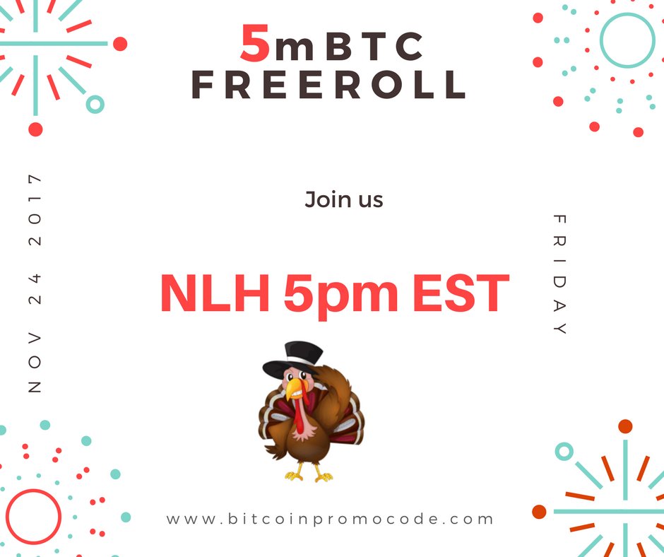 twirl_spin's tweet photo. oin us #NLH #freeroll 5#mBtc GTD 5pm EST Tonight!
#FREEROLL PW => https://t.co/tljjEweU7d
We play here: https://t.co/QGCVNxsVqq
Join us in slack for bounty info and more on crypto
https://t.co/RcbrtqaKuQ #bitcoinpromocode #poker #NLH https://t.co/52mhbO42OA