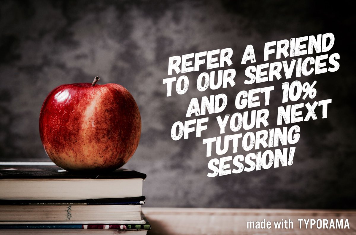 patriceh08's tweet photo. Black Friday is here!

If you refer a friend to our services; you will receive a 10% discount on your next tutoring session. 

Contact us today: info@one-2-onetutors.co.uk

#BlackFriday #DiscountCode #education #tutoring #oxfordshire #carterton https://t.co/KHYtuf0GM8