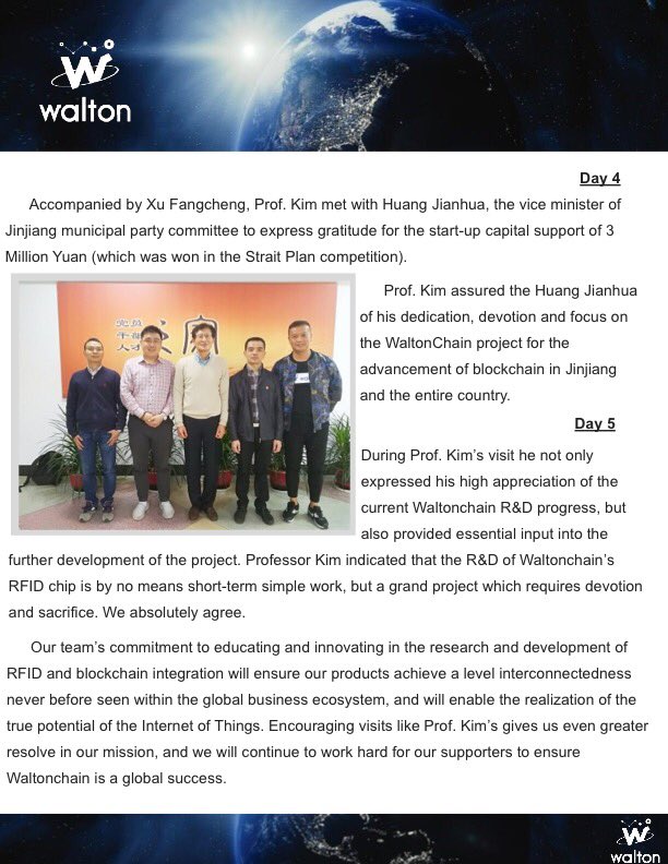 Waltonchain's tweet photo. Dr. Kim Suk Ki, Chief Scientist of Waltonchain based in South Korea, visited us in Shenzhen, China to discuss project development, partnerships, and progress! Read about it here: https://t.co/Gk9BHrxaj9