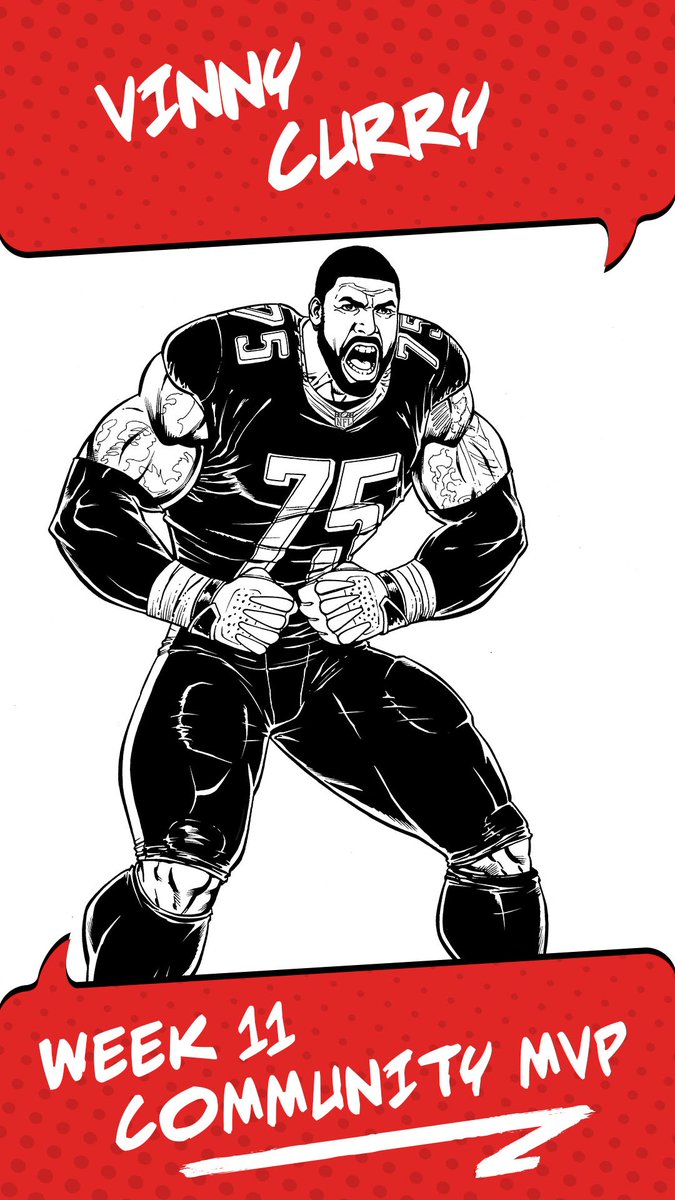 NFLPA's tweet photo. Vinny Curry @MrGetFlee99 of the @Eagles played the hero this Thanksgiving by providing a full meal for 200 local families in need through his @Rush2Victory foundation #CommunityMVP [https://t.co/drH63b0Xz3] https://t.co/6TRxmruUNs