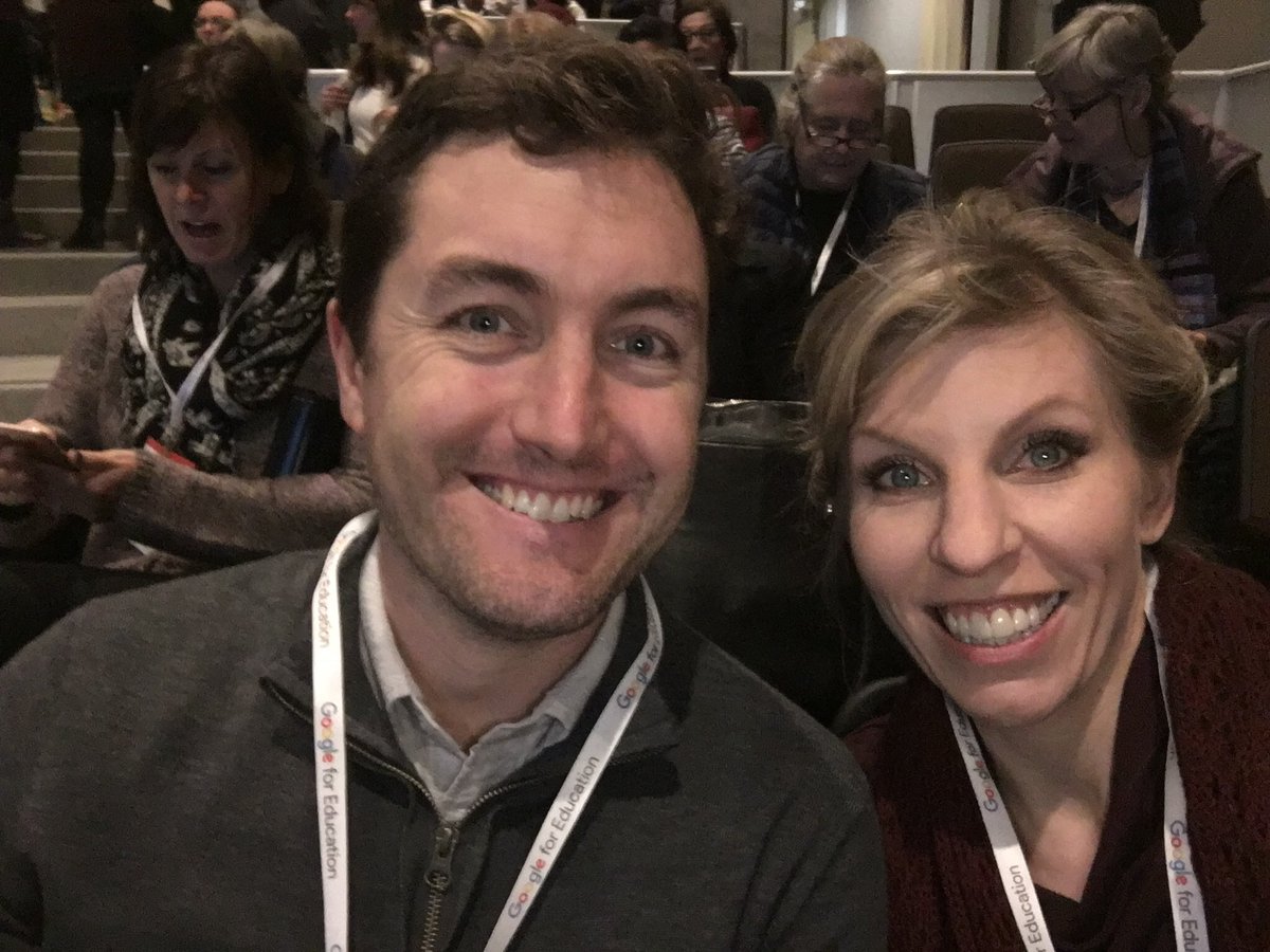 These are the faces of happiness and excitement. Can’t wait for the day. #edtechteam #sd61learn <a href="/mr_shortreed/">Dave Shortreed</a>