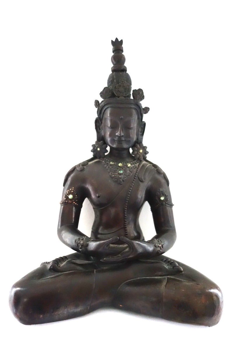 AnsasPapillon's tweet photo. En vente demain: dés 14:30, un ensemble de Thangka du Tibet ainsi qu’un Amitayus en bronze (fin XVe - début XVIe siècle) seront mis en vente par l’étude Ruellan à Vannes. #AsianArts #TibetArts #Thangka #Amitayus #AuctionUpdate #Bronze #Timetobid #BidTomorrow https://t.co/fNzzzB3JXW