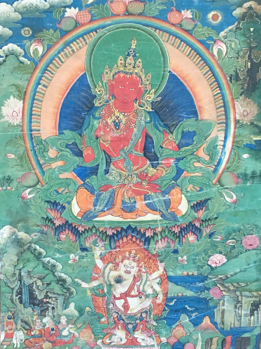 AnsasPapillon's tweet photo. En vente demain: dés 14:30, un ensemble de Thangka du Tibet ainsi qu’un Amitayus en bronze (fin XVe - début XVIe siècle) seront mis en vente par l’étude Ruellan à Vannes. #AsianArts #TibetArts #Thangka #Amitayus #AuctionUpdate #Bronze #Timetobid #BidTomorrow https://t.co/fNzzzB3JXW