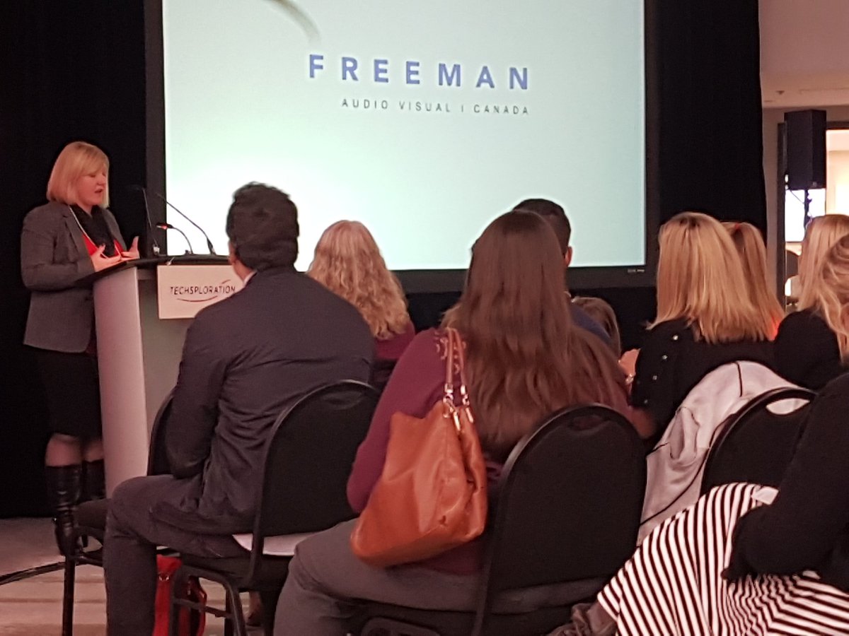 "By providing funding, a welcoming environment and sharing our experiences - we are showing young girls, just like my two daughters, that we want them in our industry. Thank you <a href="/Techsploration/">Techsploration</a> for inspiring over 3500 girls this year alone" <a href="/JennPriske/">Jenn Priske</a> #techsploration20