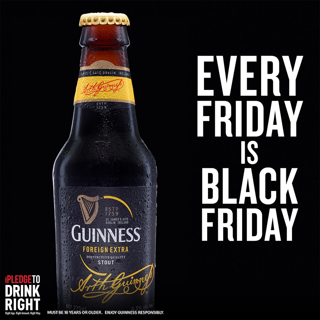 For us it's not a once a year thing
Must be 18 years and older. Enjoy Guinness responsibly.