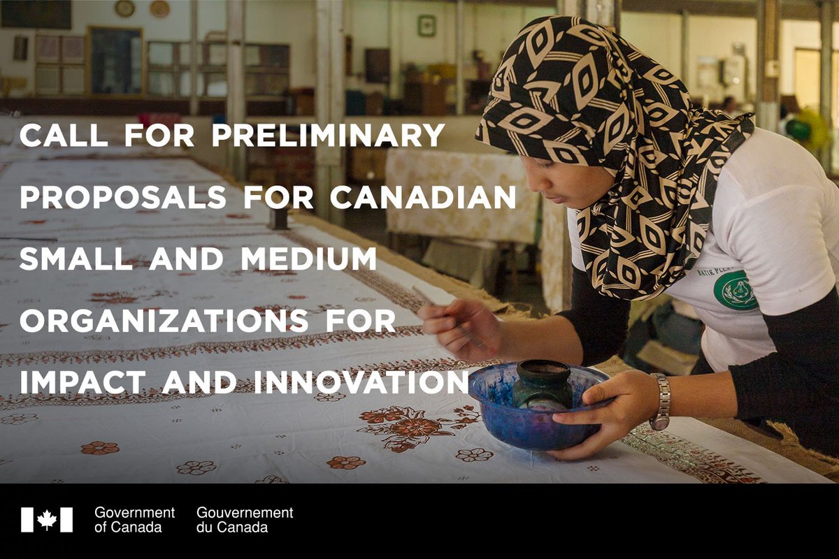 CanadaDev's tweet photo. Are you a small/medium Canadian organization seeking to support Canada’s Feminist International Assistance Policy? Apply for funding: https://t.co/9ViBEwN8yw https://t.co/sidGvcyoHS
