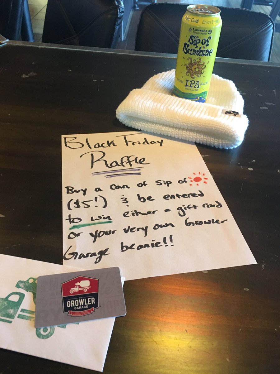 GrowlerGarageVT's tweet photo. Happening today! Take a break from holiday shopping with us and grab a bite to eat while you’re here. Cheers! https://t.co/RJARR4I5fm