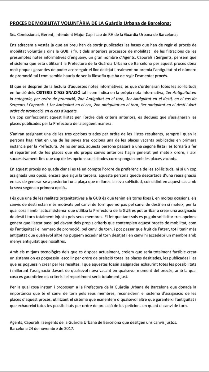 BcnGUB's tweet photo. Es trist però és la realitat de la @barcelona_GUB ens hem de moure individualment pq els sindicats estan per les seves cosetes!! @SapolSindicat @CCOOAJTBCN , @ugtbarcelona   @GUBcn https://t.co/1PPpC9EPqG