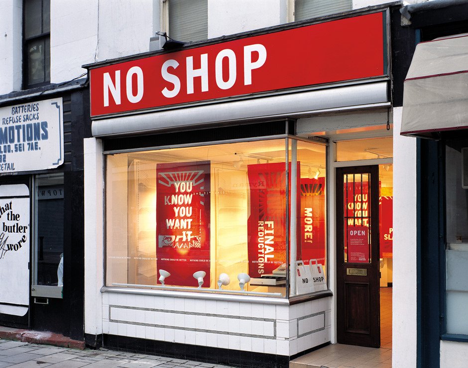 eyemagazine's tweet photo. Don’t buy this, https://t.co/hkVffpnJ56
Graphic agitation hits the high street in an installation for Friends of the Earth that questions the material obsessions of global consumerism.
By Rick Poynor in #Eye27 #BlackFriday #knowshop #TM20 @TM_Thinking https://t.co/tj75gRhEgD