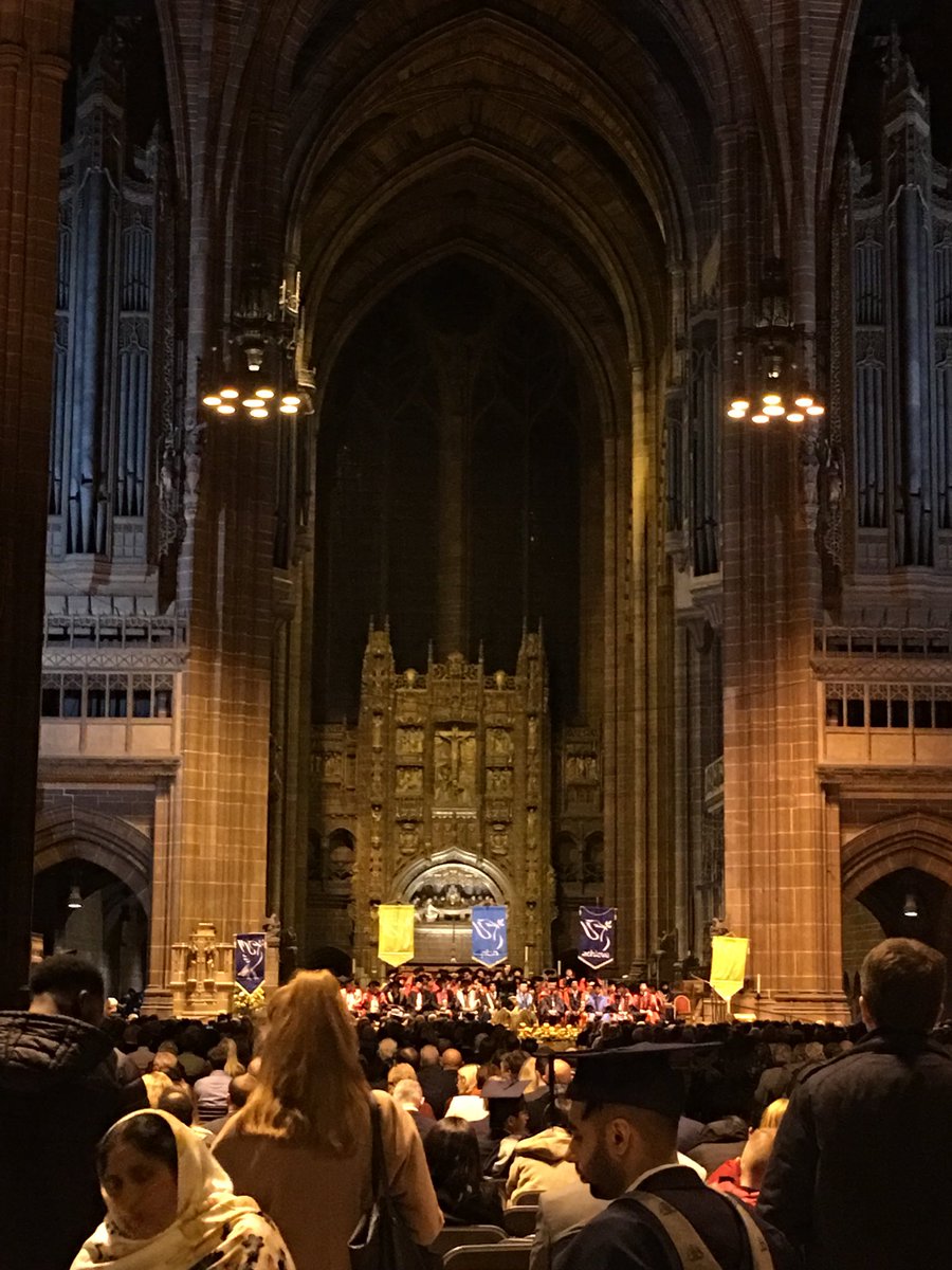 close_nutrition's tweet photo. Must be one of the best venues in the world for a graduation. Liverpool cathedral is immense. https://t.co/St3PJjA3ey