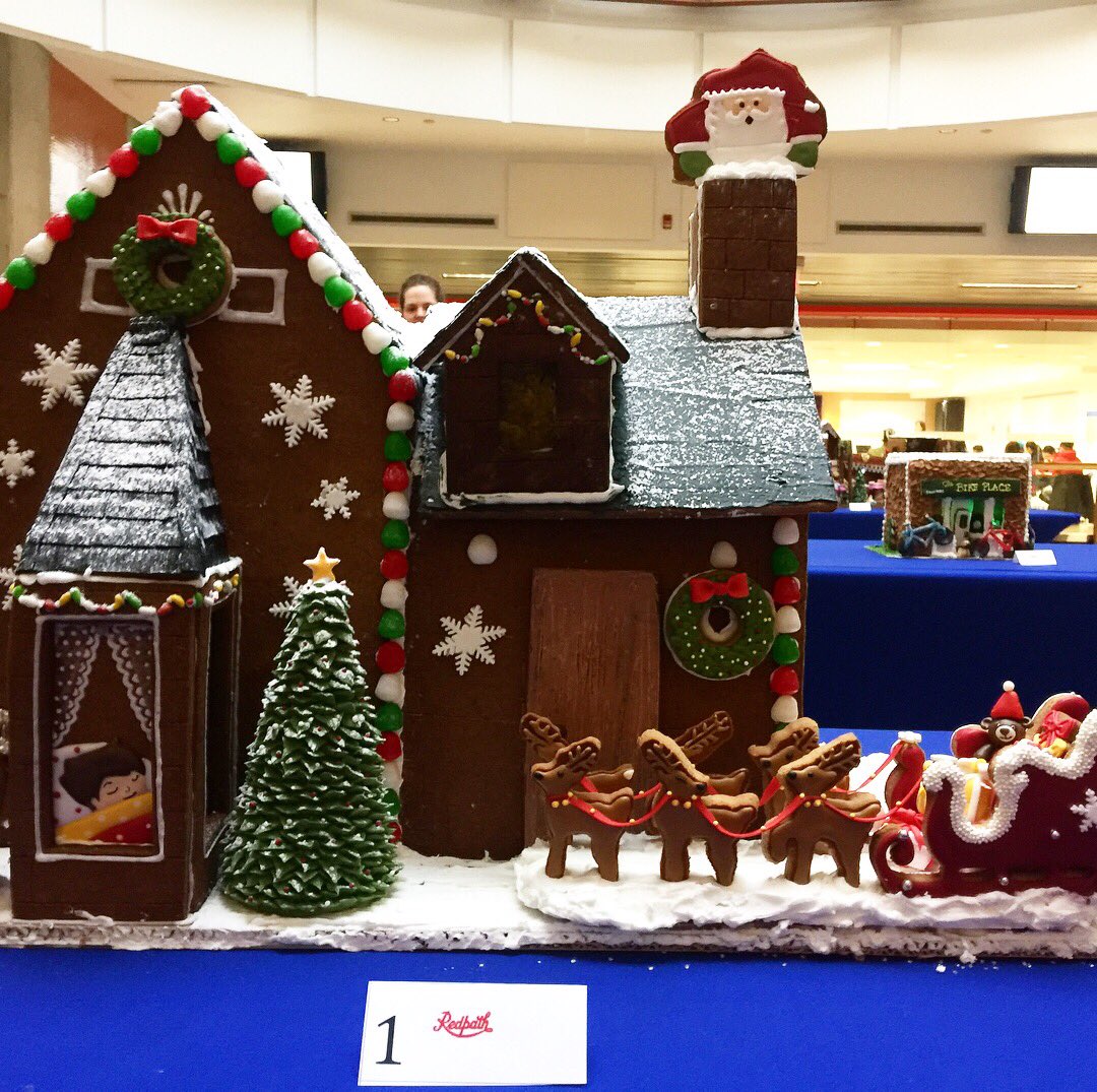 GBCCHCA's tweet photo. Just a few of the fantastic submissions by our Chef School students in the #RedpathSugar Gingerbread House Competition. Visit the Atrium to see more! https://t.co/0RONhtPmCC