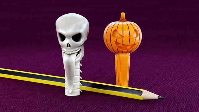 M_O_Z_G's tweet photo. Skull and Pumpkin Pencil Caps with the clip and guides inside the hole for better contact with a surface of a pencil. Its will help you to add small atmosphere to your Halloween party or will be just a toy for a kid.

https://t.co/fn3GLU2GfO

#halloween #skull #pumpkin #3D #model https://t.co/yXXbiRtqb1