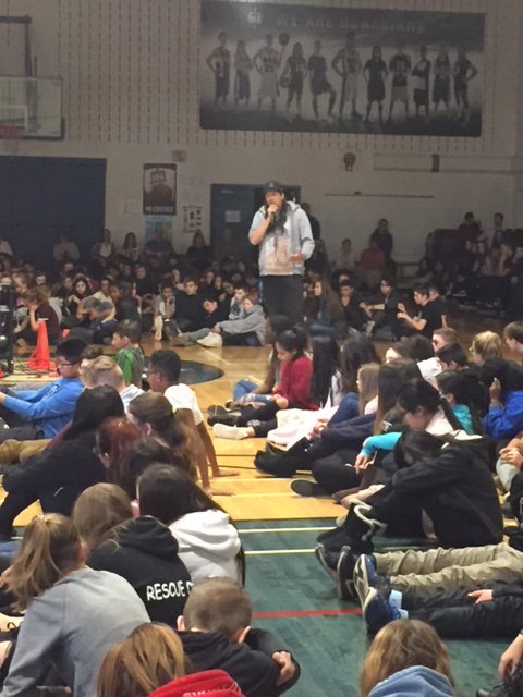 Wow!  <a href="/cowboysmithx/">IIKAAKSKITOWA</a> was at SGA this week to offer a message of love &amp; peace for all cultures and communities. Thank you Cowboy SmithX, you are an inspiration.