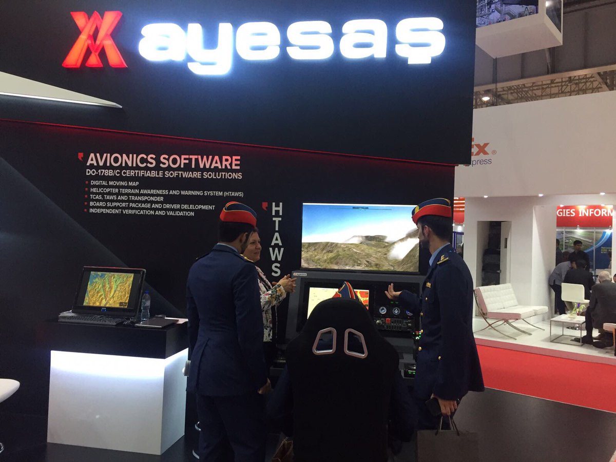 AyesasTR's tweet photo. 12-16 Kasım tarihlerinde gerçekleştirilen Dubai Airshow'a katılarak ülkemizi en güzel şekilde temsil ettik. Standımızı ziyaret eden tüm misafirlerimize teşekkür ederiz. @DubaiAirshow
#AYESAŞ #DubaiAirShow #DAS2017 https://t.co/vK7sd8rQfz