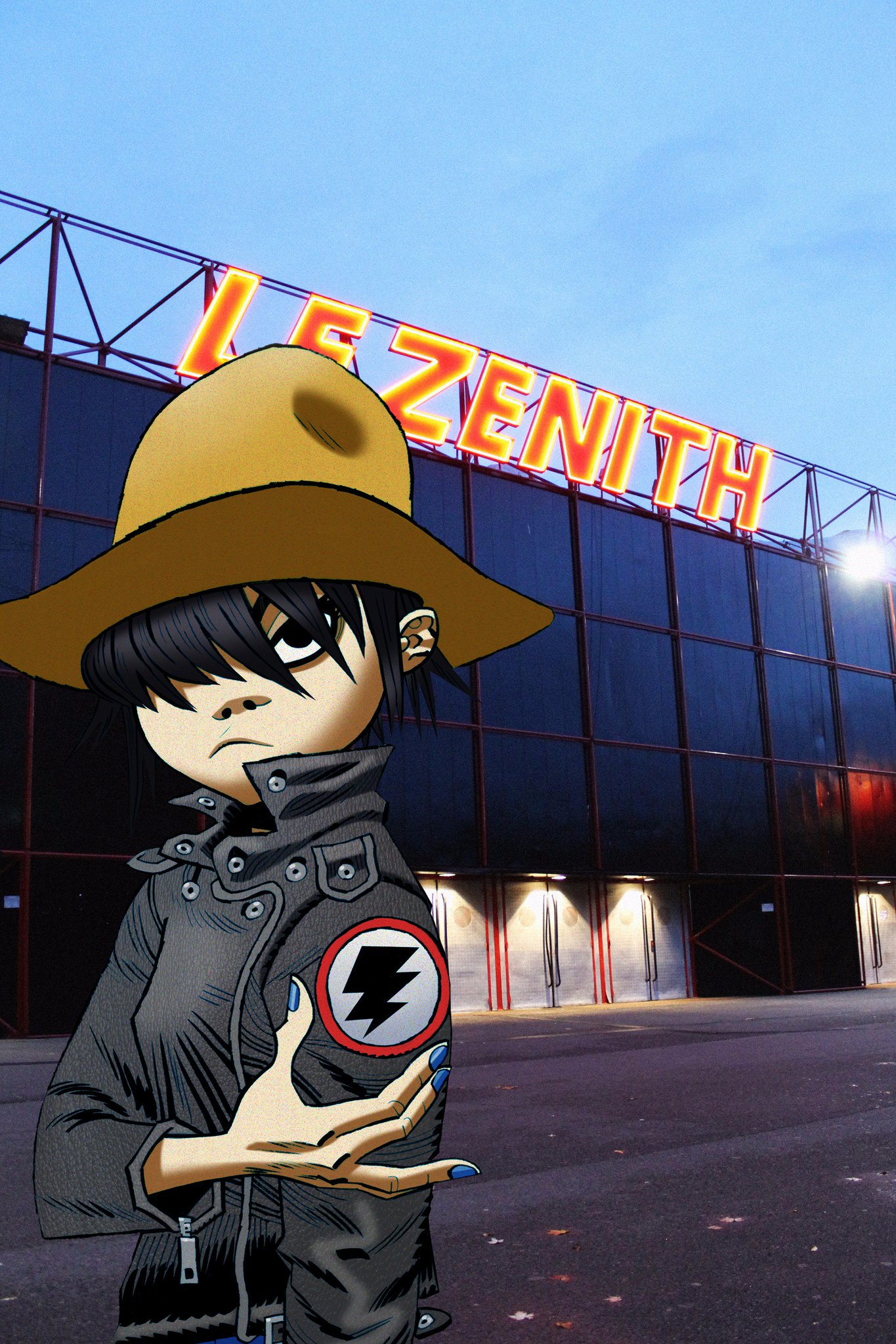 gorillaz on Twitter "Noodle awaits you, Paris ⚡️ HUMANZWORLDTOUR…