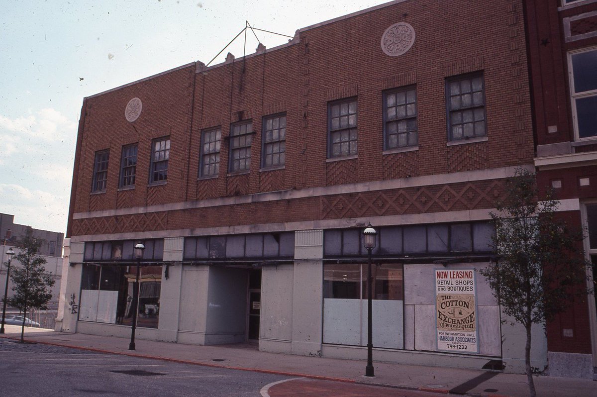 #FlashbackFriday The <a href="/CottonExchange/">The Cotton Exchange</a> looks a lot different today! This pic was taken in the late 70s. @historicwilm