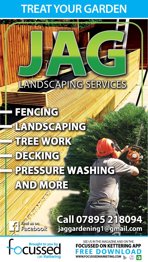 Focussedmag's tweet photo. JAG Landscape services Call 07895218094 for all you garden needs.#focussedonkettering #barbwiredesign https://t.co/EibcndyMzf