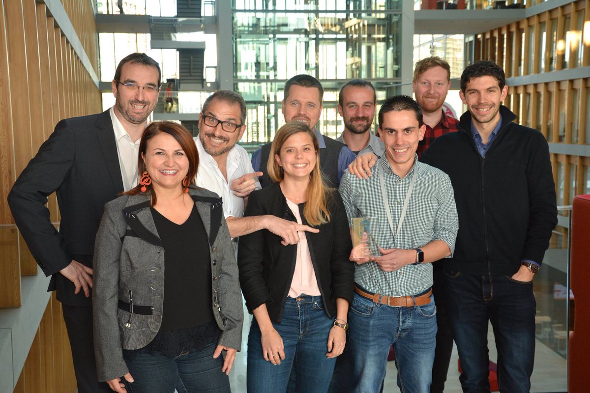 PwC_Luxembourg's tweet photo. We’ve received the #Prize for the Best #Mobility Solution at the #Luxembourg Sustainability Forum #LSF2017. Congratulations to our People! 🎉 #crpwcl https://t.co/kITzAt9bCF